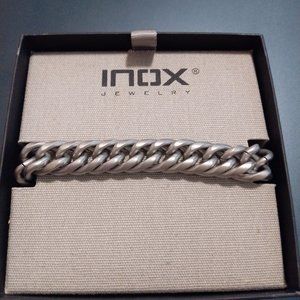 Men's Inox stainless steel thick bracelet